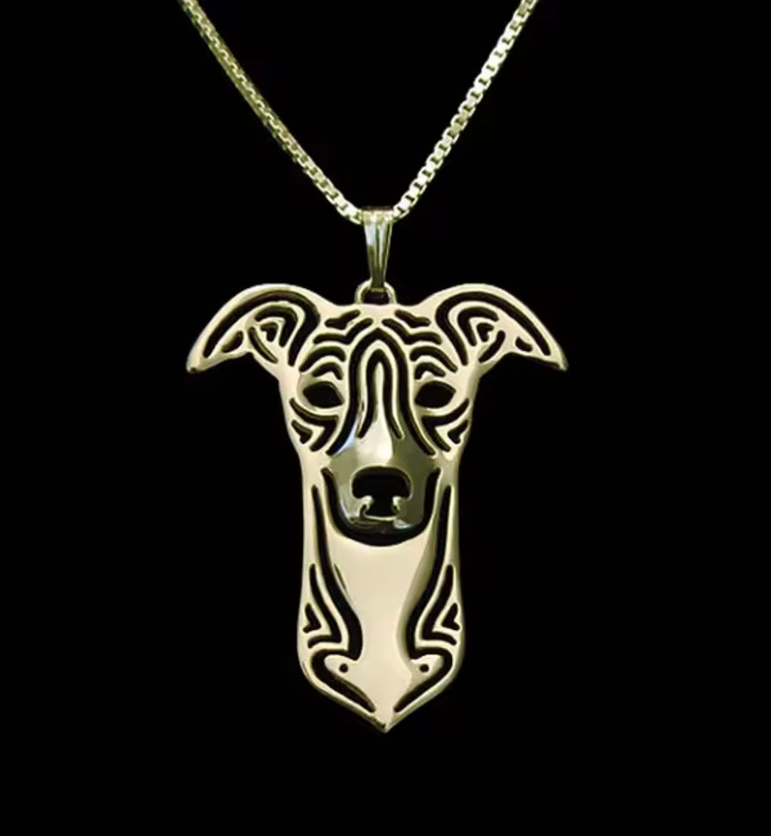 Greyhound pendant & necklace