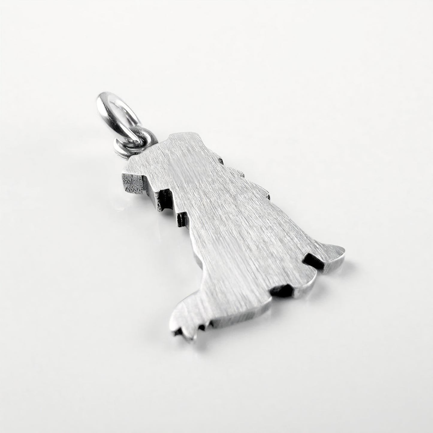 Tiny Australian Shepherd pendant /  necklace
