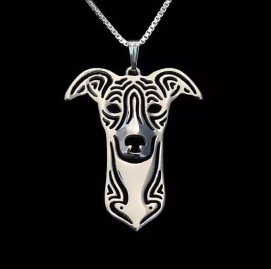 Greyhound pendant & necklace