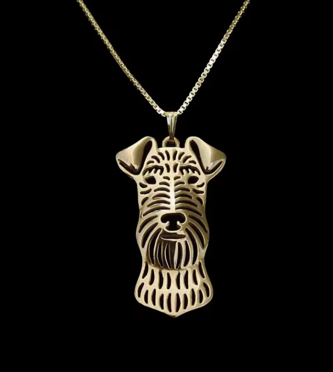 Airedale Terrier pendant & necklace